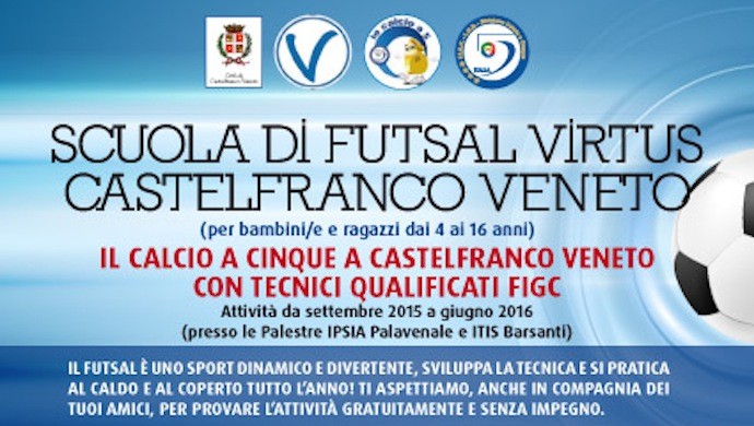 Prove gratuite alla Virtus Castelfranco Scuola Calcio a 5
