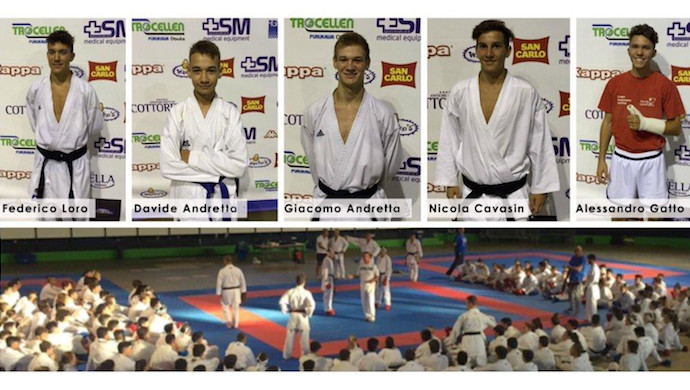 I ragazzi del Karate Castelfranco a Ostia per il Seminario Nazionale Giovanile