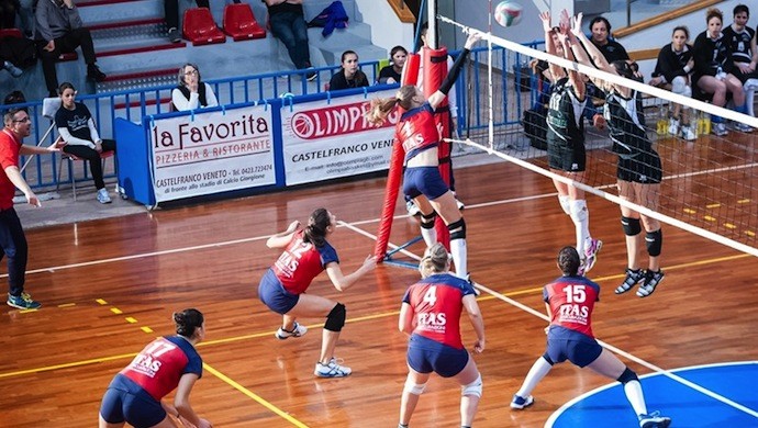 Neanche Fratte riesce a frenare le ragazze del Giorgione Pallavolo