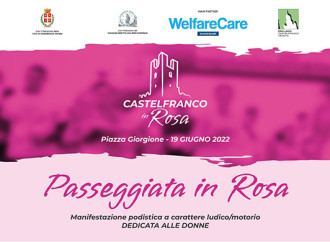 Passeggiata in rosa a Castelfranco Veneto, domenica 19 giugno