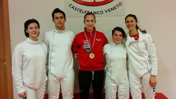 Udine, Coppa del Mondo U20 di Spada femminile: ottima performance di Beatrice Cagnin