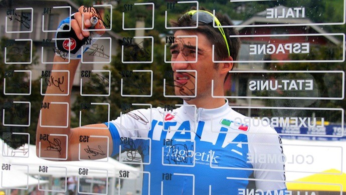 Gianni Moscon secondo al Giro delle Fiandre U23