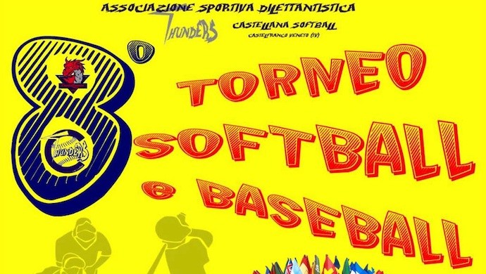 8° Torneo Softball e Baseball: 27-30 agosto 2015