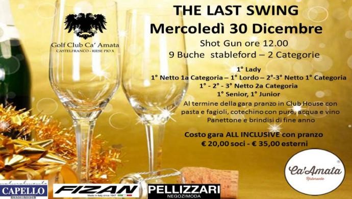 Mercoledì 30 dicembre The Last Swing al Golf Club Cà Amata