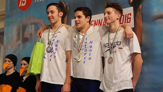 Antares Nuoto: sfavillante inizio anno al Chiara Giavi