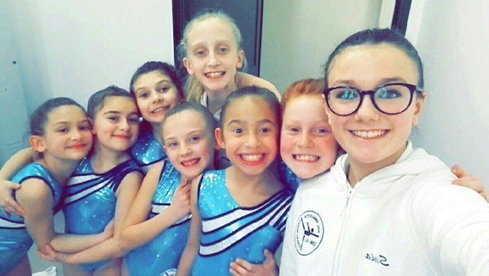 Ginnastica artistica: prima gara per 7 ragazze della Ginnastica Castelfranco