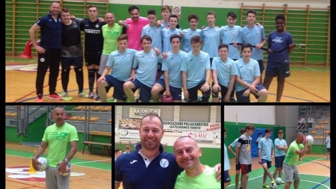 Allenamento col Prof. Riela per i Giovanissimi della Virtus Castelfranco