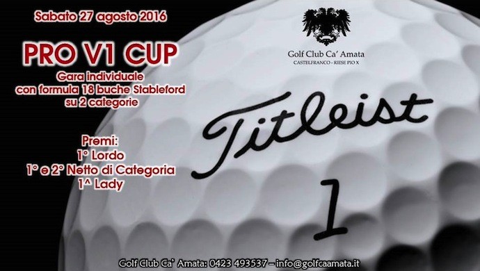 Il weekend del Ca’ Amata, Pro V1 Cup e Trofeo Fragranze d’Estate