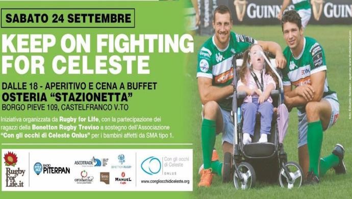 Castellana Rugby a fianco della Onlus “Con gli occhi di Celeste”