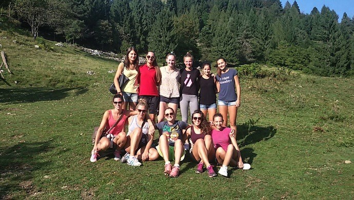 Scampagnata sul Grappa per la prima squadra femminile del Giorgione Volley