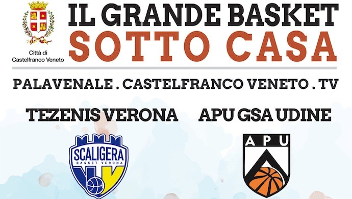 Il basket di A2 a Castelfranco: sabato 24 settembre sfida Verona-Udine