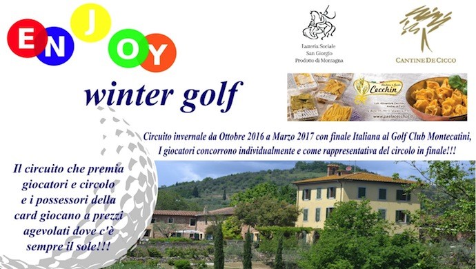 Golf Club Ca’ Amata: gara Stableford ed Enjoy Winter Golf 2016