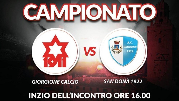 Il Giorgione torna in campo contro il San Donà