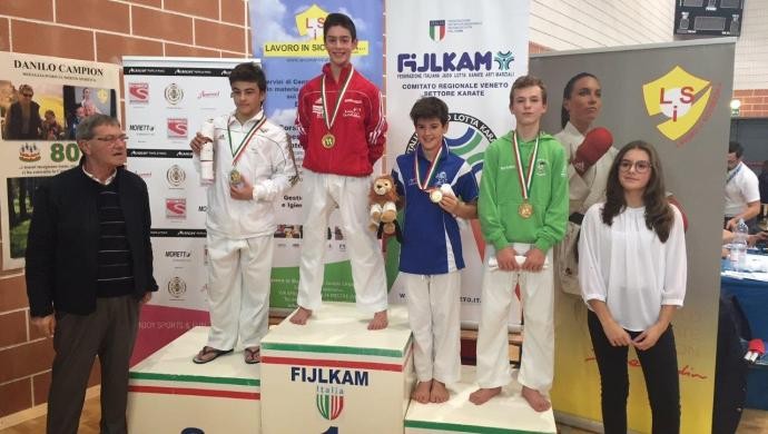 Al Trofeo Lis il Germinal Karate Castelfranco fa incetta di medaglie