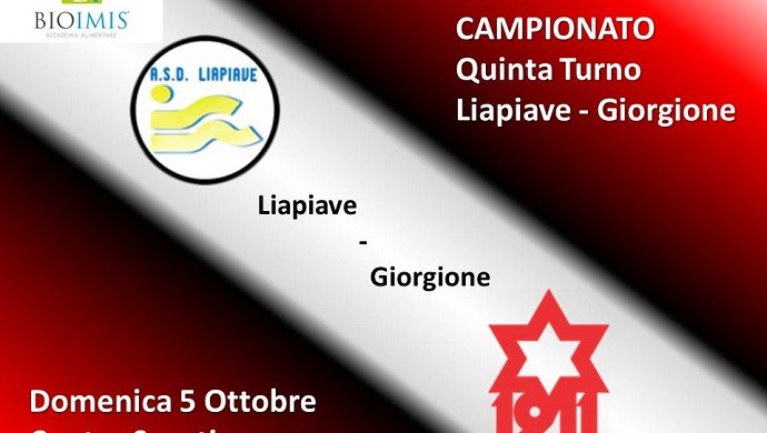 Alla quinta di campionato il Giorgione apetta il Liapiave