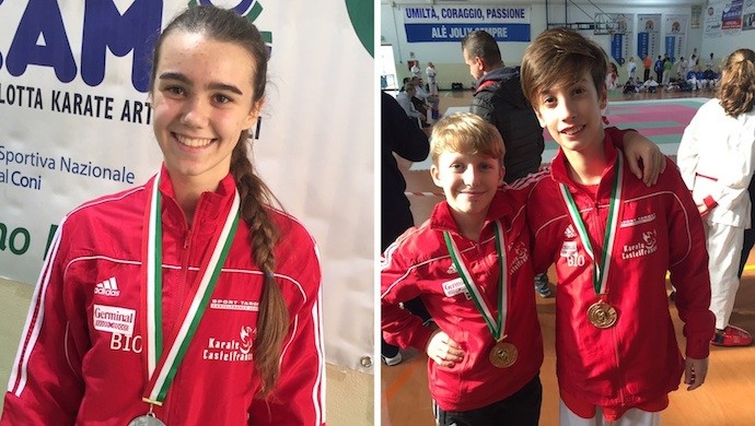 Bene gli Esordienti del Germinal Karate Castelfranco alle selezioni regionali