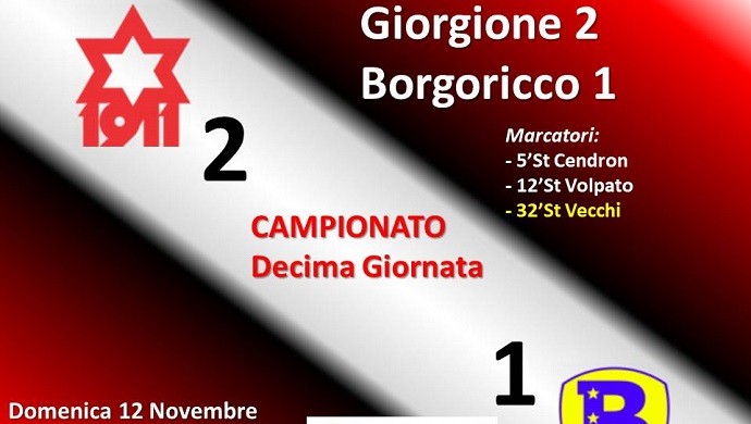Giorgione: contro il Borgoricco, riparte la corsa!