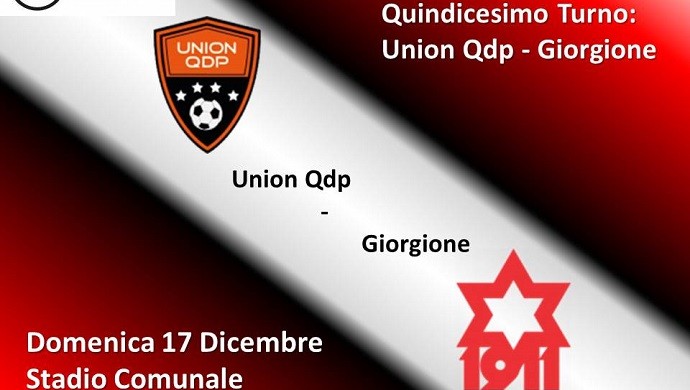 Una domenica per il rilancio: Union Qpd-Giorgione