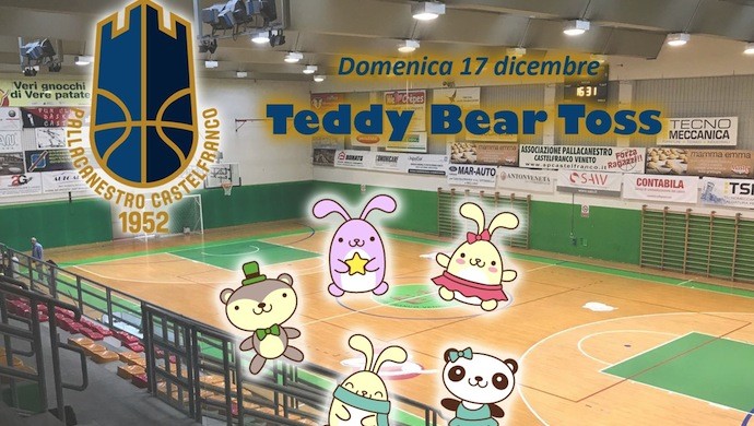 Domenica al Palavenale la festa della PC1952, e poi… Teddy Bear Toss!