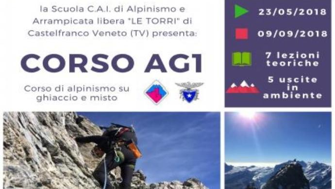 CAI Castelfranco: Corso AG1 di Alpinismo su ghiaccio e misto