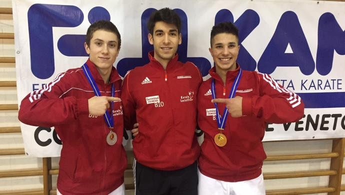 Tre atleti del Germinal Karate qualificati agli Assoluti di Kata