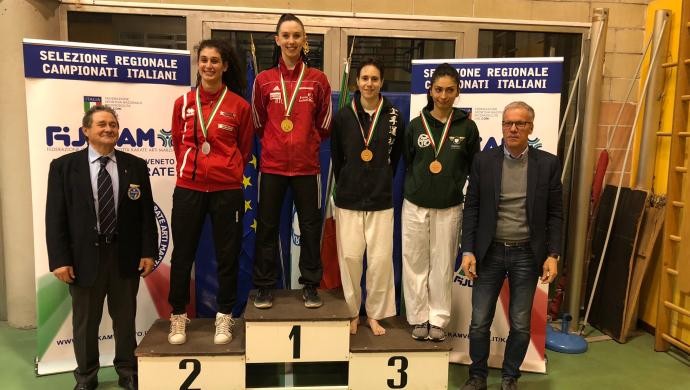 Poker d’assi per il Germinal Karate Castelfranco