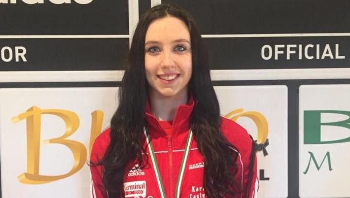 Anthea Ferro del Germinal Karate Castelfranco a medaglia all’Open d’Italia