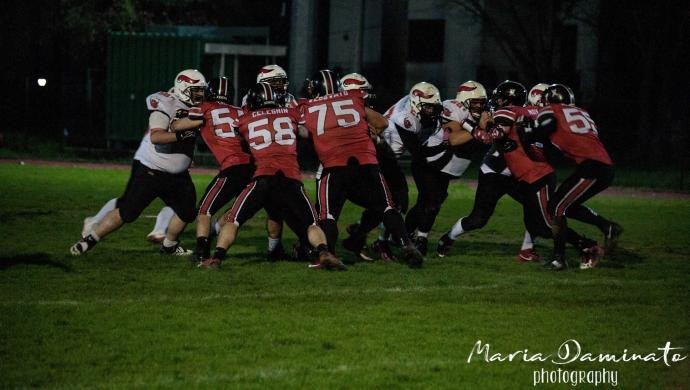 Football americano: i Castelfranco Cavaliers “matano” i Mad Bulls
