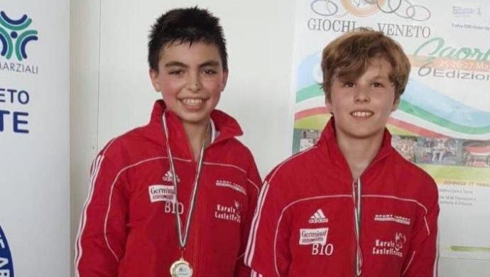 Tris di medaglie al Trofeo CONI per il Germinal Karate Castelfranco