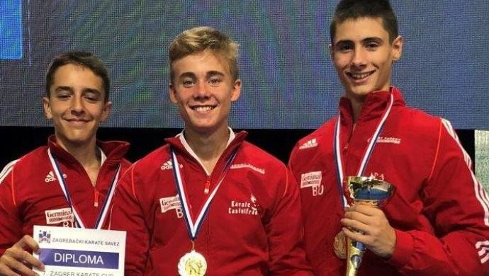 Oro per il Germinal Karate Castelfranco alla Zagabria Karate Cup 2018