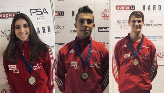 Tris di medaglie alla Austria Champions Cup per il Germinal Karate Castelfranco
