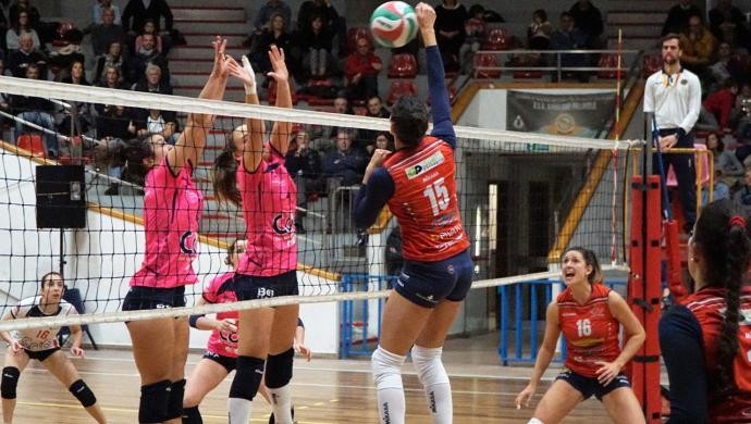 Pallavolo: la Duetti Giorgione tiene testa alla capolista per due set