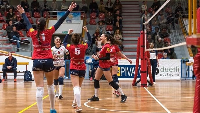 Pallavolo: Duetti Giorgione sul velluto nel derby con l’Ezzelina