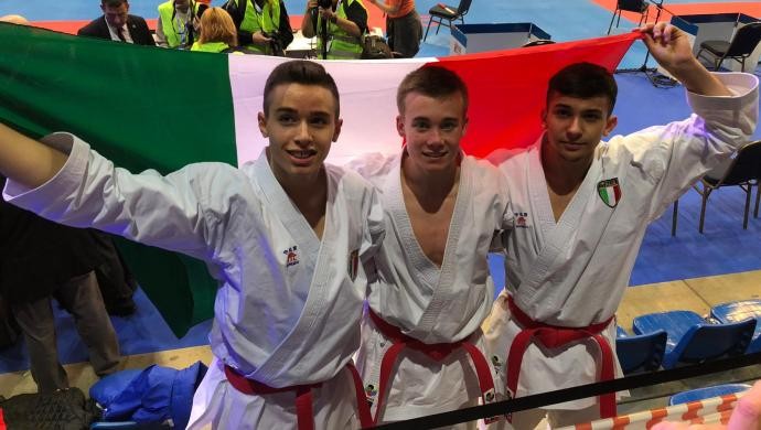 Karate: Pietro Binotto Bronzo a Squadre ai Campionati Europei