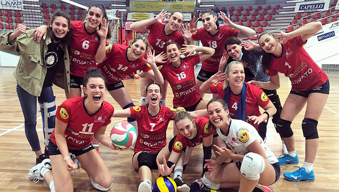 Pallavolo, impresa Duetti Giorgione: rimonta e vittoria al golden set